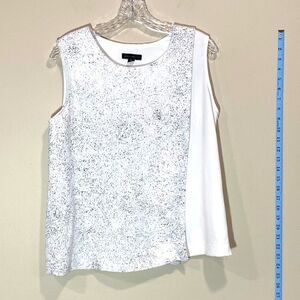 White Wraparound Dress Top By Willi Smith. Size Medium.